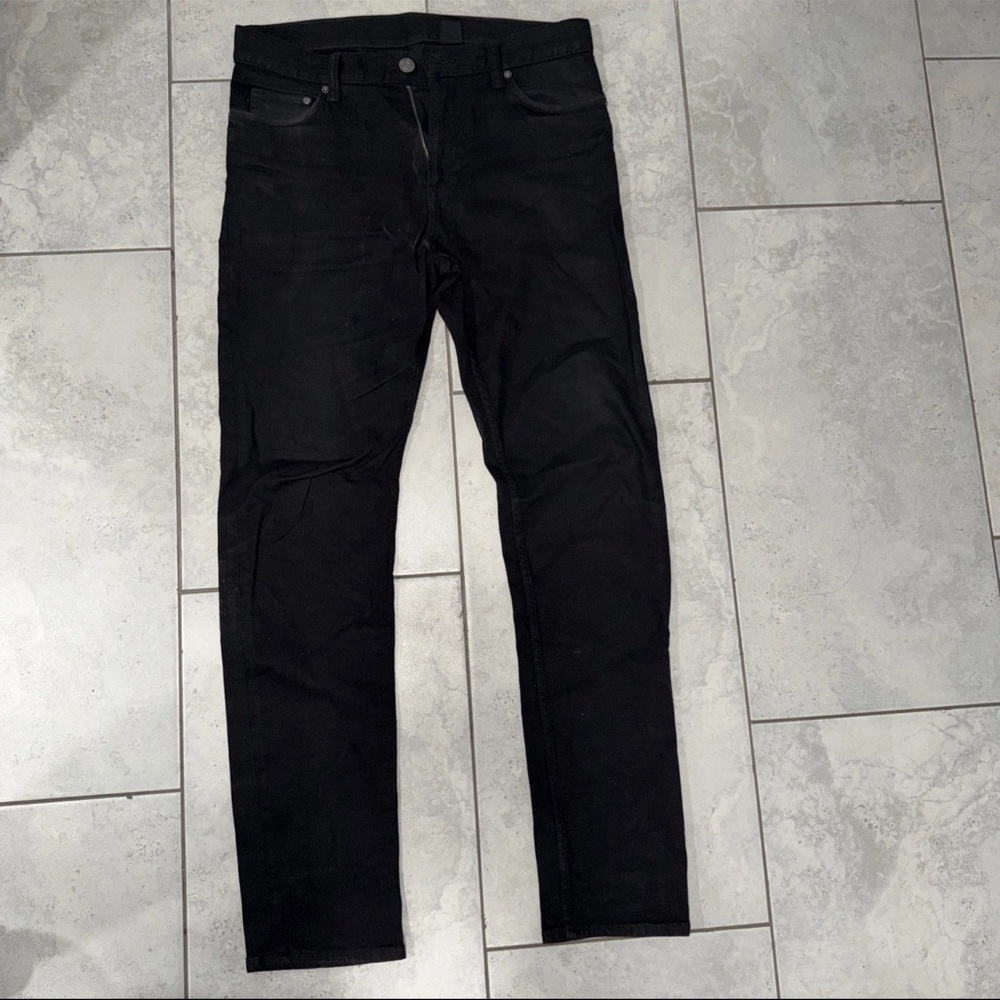 MEN'S H&M Black 'Slim Coupe Etroite' Denim Jeans, sz 30 CN170/76A